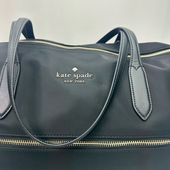 Kate Spade Black Lg Weekender Bag NWTS - Picture 2 of 6